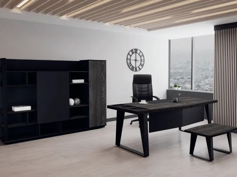 ln-1015-seymen-model-ofis-takimi-8bd48 Lorin Çalışma Odası Takımı - Görsel 1