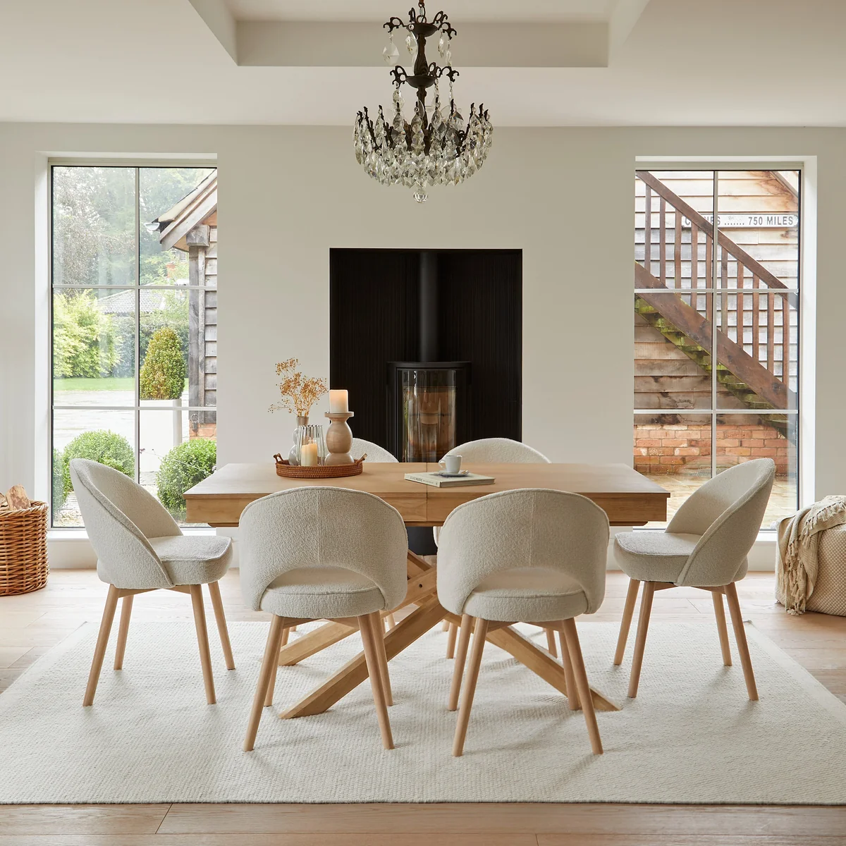Charlie_DT_Oak_1_1200x1200 Lioren Yemek Odası Takımı - Görsel 1